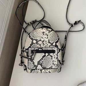 Princess Polly snakeskin backpack